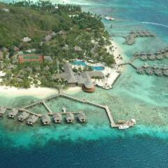 Отель Eden Beach Hotel Bora Bora Французская Полинезия, Бора-Бора - отзывы, цены и фото номеров - забронировать отель Eden Beach Hotel Bora Bora онлайн пляж фото 2
