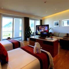 Отель Mingshen Golf & Bay Resort Sanya Китай, Санья - отзывы, цены и фото номеров - забронировать отель Mingshen Golf & Bay Resort Sanya онлайн комната для гостей фото 3