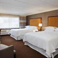 Отель Sheraton at the Falls США, Ниагара-Фолс - отзывы, цены и фото номеров - забронировать отель Sheraton at the Falls онлайн комната для гостей фото 3