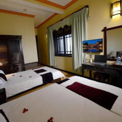 Отель Hoian Salute Hotel and Villa Вьетнам, Хойан - отзывы, цены и фото номеров - забронировать отель Hoian Salute Hotel and Villa онлайн комната для гостей фото 4