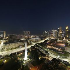 Отель Fairmont Singapore балкон