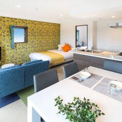 Residence Hotel Hakata 16 Фукуока в номере