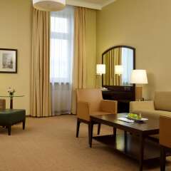 Гостиница Hilton Москва Ленинградская комната для гостей фото 3
