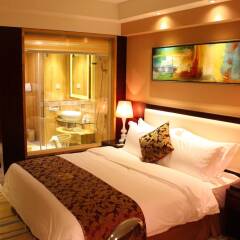 Отель Guangzhou Mingyue Hotel Китай, Гуанчжоу - отзывы, цены и фото номеров - забронировать отель Guangzhou Mingyue Hotel онлайн комната для гостей фото 4