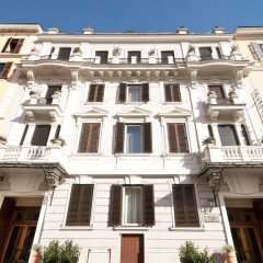 Hotel Alpi Рим вид на фасад
