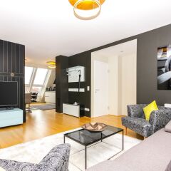 Апартаменты Abieshomes Serviced Apartments - Messe Prater комната для гостей фото 2