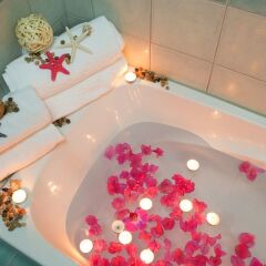 Отель Alianthos Garden Hotel Греция, Агиос-Василиос - отзывы, цены и фото номеров - забронировать отель Alianthos Garden Hotel онлайн ванная
