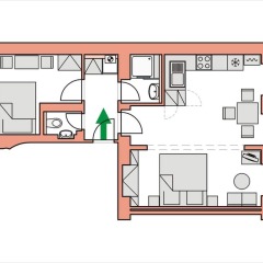 Отель Apartmány U Tržnice балкон