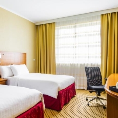 Отель Courtyard by Marriott Prague Airport Чехия, Прага - 11 отзывов об отеле, цены и фото номеров - забронировать отель Courtyard by Marriott Prague Airport онлайн комната для гостей фото 4