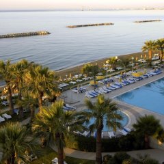 Отель Palm Beach and Bungalows Larnaca Кипр, Ларнака - отзывы, цены и фото номеров - забронировать отель Palm Beach and Bungalows Larnaca онлайн пляж