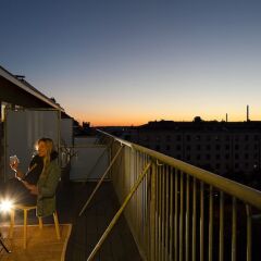 Отель Forenom Pop-up Hotel Финляндия, Хельсинки - отзывы, цены и фото номеров - забронировать отель Forenom Pop-up Hotel онлайн балкон