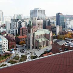 Отель Ekonomy Myeongdong Central Сеул городской автобус