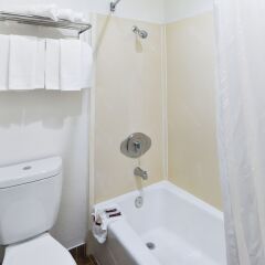 Отель Hollywood Inn Express South Лос-Анджелес ванная
