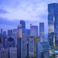 Отель Park Hyatt Guangzhou балкон