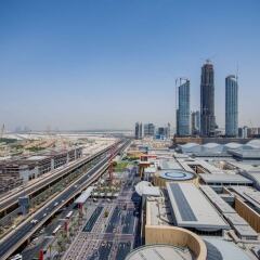 Отель MaisonPrive Holiday Homes - Address Dubai Mall Дубай балкон