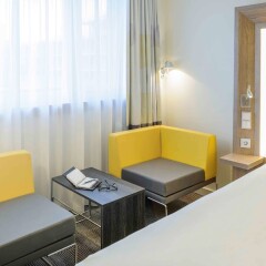Отель Novotel München City Arnulfpark Германия, Мюнхен - 2 отзыва об отеле, цены и фото номеров - забронировать отель Novotel München City Arnulfpark онлайн комната для гостей фото 5