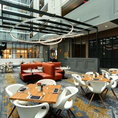 Отель Hilton Columbus Downtown США, Колумбус - отзывы, цены и фото номеров - забронировать отель Hilton Columbus Downtown онлайн питание фото 3