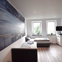 Отель Ferienwohnung Düsseldorf комната для гостей фото 3