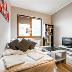 Апартаменты P&O Apartments Gocław Варшава комната для гостей фото 2