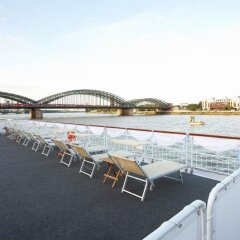 Отель FairCruise Business ship Dusseldorf Германия, Дюссельдорф - отзывы, цены и фото номеров - забронировать отель FairCruise Business ship Dusseldorf онлайн приотельная территория фото 2