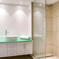 Отель Residence Moorea Sunset Beach Французская Полинезия, Муреа - отзывы, цены и фото номеров - забронировать отель Residence Moorea Sunset Beach онлайн ванная