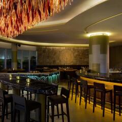 Отель Hilton Capital Grand Abu Dhabi гостиничный бар
