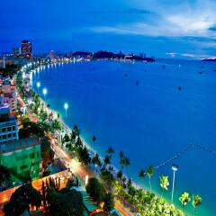 Arya Inn Pattaya Beach Hotel пляж