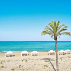 Отель Mandola Rosa, Grecotel Exclusive Resort Греция, Андравида-Киллини - 1 отзыв об отеле, цены и фото номеров - забронировать отель Mandola Rosa, Grecotel Exclusive Resort онлайн пляж фото 2
