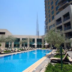Отель Kennedy Towers - Burj Views Дубай бассейн фото 3