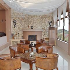 Отель Alia Palace Luxury Hotel and Villas Греция, Пефкохори - 1 отзыв об отеле, цены и фото номеров - забронировать отель Alia Palace Luxury Hotel and Villas онлайн интерьер отеля