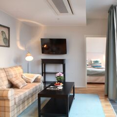 Апартаменты Biz Apartment Gardet Стокгольм комната для гостей