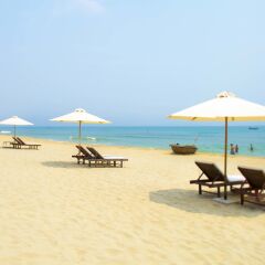 Отель An Bang Beach Dolphin Homestay Hoi An пляж фото 2
