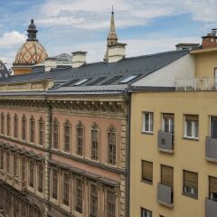 Отель Danubius Hotel Erzsébet City Center Венгрия, Будапешт - 6 отзывов об отеле, цены и фото номеров - забронировать отель Danubius Hotel Erzsébet City Center онлайн балкон