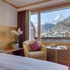 Отель Metropol & Spa Zermatt Швейцария, Церматт - отзывы, цены и фото номеров - забронировать отель Metropol & Spa Zermatt онлайн комната для гостей фото 3