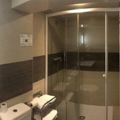 Отель Hostal Oianume Испания, Урньета - отзывы, цены и фото номеров - забронировать отель Hostal Oianume онлайн ванная