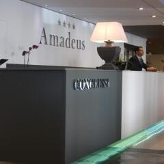 Отель Amadeus Hotel Италия, Болонья - 1 отзыв об отеле, цены и фото номеров - забронировать отель Amadeus Hotel онлайн интерьер отеля фото 2