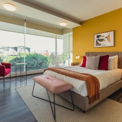 Отель Luxurious Designer 2BR Apt. in Polanco Мехико комната для гостей