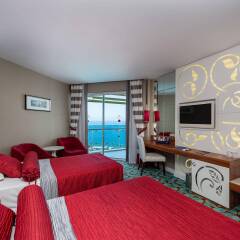 Vikingen Infinity Resort&Spa Турция, Аланья - 2 отзыва об отеле, цены и фото номеров - забронировать отель Vikingen Infinity Resort&Spa онлайн комната для гостей фото 2
