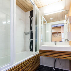 Отель Forenom Aparthotel Espoo Kivenlahti ванная