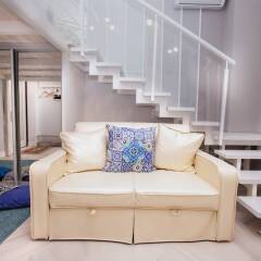 Апартаменты Kvart Apartment Dobryninskaya with sauna интерьер отеля