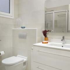 Апартаменты Kurhaus Apartment by FeelFree Rentals ванная