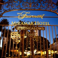 Fairmont Miramar Hotel & Bungalows Санта-Моника вид на фасад