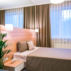 Гостиница Eco Apart Hotel Astana Казахстан, Нур-Султан - отзывы, цены и фото номеров - забронировать гостиницу Eco Apart Hotel Astana онлайн комната для гостей фото 2