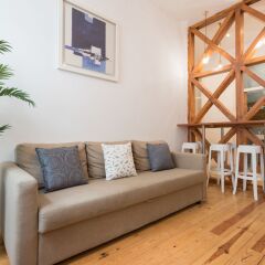 Апартаменты Baixa Modern Three-Bedroom Apartment - by LU Holidays комната для гостей