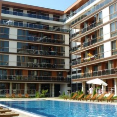 Отель Pomorie Bay Apart Hotel Болгария, Поморие - отзывы, цены и фото номеров - забронировать отель Pomorie Bay Apart Hotel онлайн бассейн
