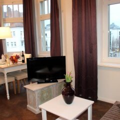 Отель Haus Königsbrücker Apartments Германия, Дрезден - отзывы, цены и фото номеров - забронировать отель Haus Königsbrücker Apartments онлайн комната для гостей фото 2