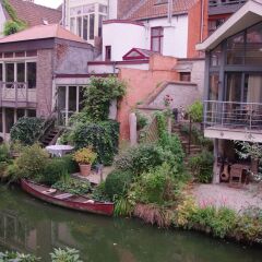 Отель B&B Canal Deluxe Бельгия, Брюгге - отзывы, цены и фото номеров - забронировать отель B&B Canal Deluxe онлайн приотельная территория