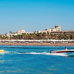 Crystal Tat Beach Golf Resort & Spa Турция, Белек - 1 отзыв об отеле, цены и фото номеров - забронировать отель Crystal Tat Beach Golf Resort & Spa онлайн приотельная территория