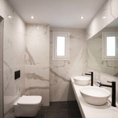 Отель Modern 2bed 2bath Loft in Acropolis area Афины ванная
