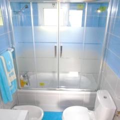 Отель House With 2 Bedrooms in Horta, With Wonderful sea View, Enclosed Garden and Wifi - 4 km From the Beach Орта ванная